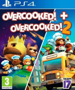 2 JUEGOS EN 1 OVERCOOKED MAS OVERCOOKED 2 PS4