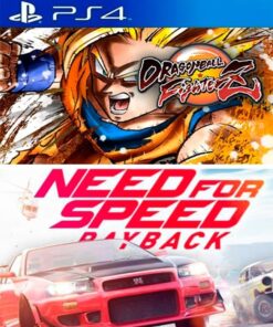2 JUEGOS EN 1 DRAGON BALL FIGHTERZ MAS NEED FOR SPEED PAYBACK PS4