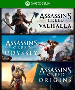 3 EN 1 ASSASSIN´ CREED BUNDLE : VALHALLA ODYSSEY + ORIGINS  DELUXE XBOX ONE
