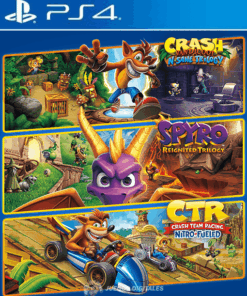 7 JUEGOS EN 1 Crash Bandicoot N Sane Trilogy + Spyro Reignited Trilogy + Crash Team Racing Nitro Fueled PS4