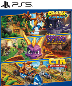 7 JUEGOS EN 1 Crash Bandicoot N Sane Trilogy + Spyro Reignited Trilogy + Crash Team Racing Nitro Fueled PS5