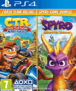 2 JUEGOS EN 1 Spyro MAS Crash Team Racing Nitro Fueled Game Bundle PS4