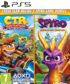2 JUEGOS EN 1 Spyro MAS Crash Team Racing Nitro Fueled Game Bundle PS5