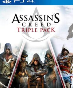 Assassin's Creed Triple Pack: Black Flag, Unity, Syndicate PS4.