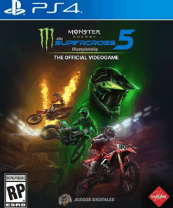 MONSTER ENERGY SUPERCROSS THE OFFICIAL VIDEOGAME 5 PS4