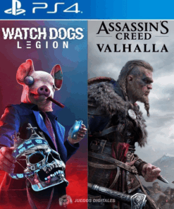 ASSASSINS CREED VALHALLA + WATC DOGS LEGION PS4