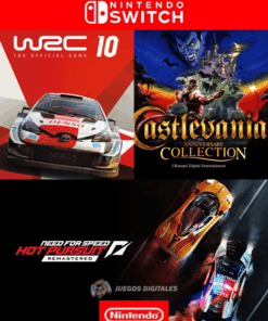 3 EN 1 WRC 10 + CASTLEVANIA + NEED FOR SPEED - NINTENDO SWITCH