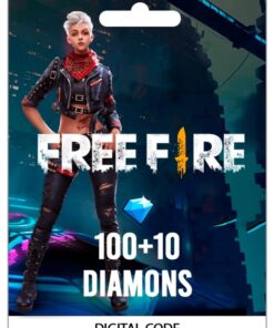 FREE FIRE: 100 DIAMANTES + 10 BONUS DIAMANTES