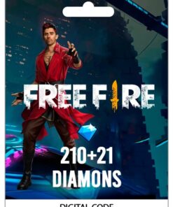 FREE FIRE: 210 DIAMANTES + 21 BONUS DIAMANTES