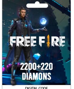 FREE FIRE: 2200 DIAMANTES + 220 BONUS DIAMANTES