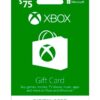 XBOX GIFT CARD 75$ USA