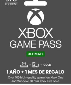 XBOX GAME PASS ULTIMATE SUSCRIPCIÓN DE 12MESES+1 MES DE REGALO CUENTA PRINCIPAL