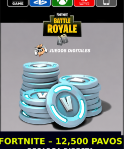 Fortnite: 12500 Pavos V-Bucks GLOBAL