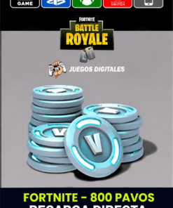 Fortnite: 800 Pavos V-Bucks GLOBAL