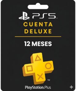 PSN PLUS DELUXE 12 MESES CUENTA PRINCIPAL PARA PS5