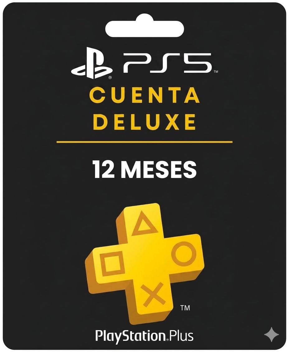 PSN PLUS DELUXE 12 MESES CUENTA PRINCIPAL PS5 PSN PLUS DELUXE 12 MESES CUENTA PRINCIPAL PS5