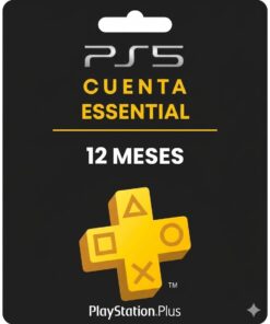 PSN PLUS ESSENCIAL 12 MESES CUENTA PRINCIPAL PARA PS5