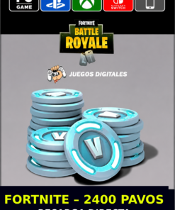 Fortnite: 2400 Pavos V-Bucks GLOBAL
