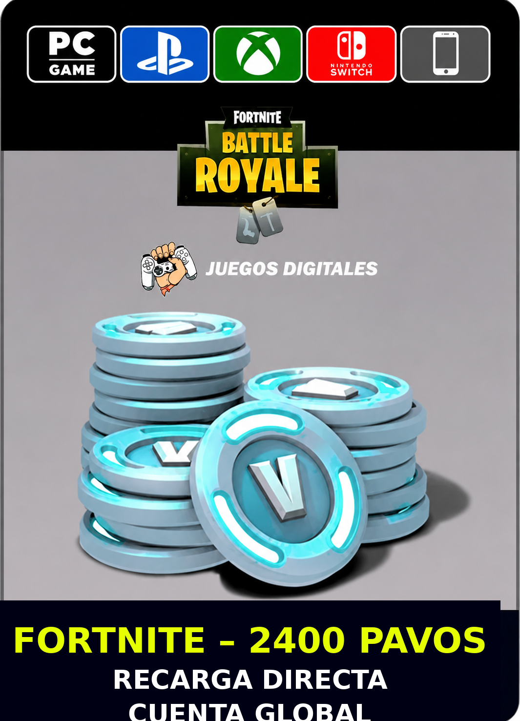 Key global 2400 pavos gameforever Key global 2400 pavos gameforever
