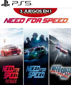3 JUEGOS EN 1 NEED FOR SPEED PAYBACK MAS NEED FOR SPEED MAS NEED FOR SPEED RIVALS PS5