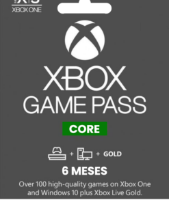 XBOX GAME PASS CORE SUSCRIPCIÓN DE 6 MESES CUENTA PRINCIPAL