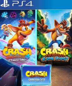 4 en 1 Crash Bandicoot Quadrilogy Bundle PS4