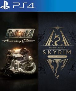 The Elder Scrolls V Skyrim Anniversary Edition + Fallout 4 Anniversary Edition Bundle PS4