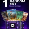 1 Random Steam key Black