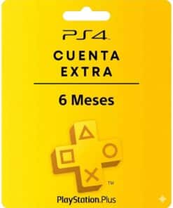 PSN PLUS EXTRA 6 MESES CUENTA PRINCIPAL PS4
